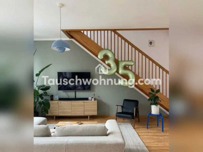 Tauschwohnung: Biete große Maisonette, suche DG in/nahe Winterhude