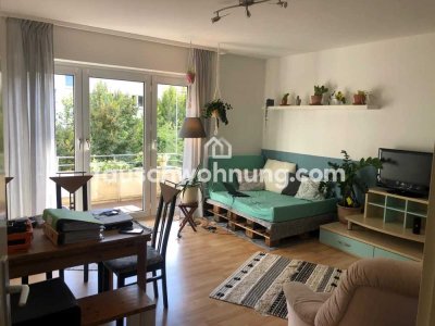 Tauschwohnung: Modernisierte Zwei Zimmer Wohnung mit Balkon im Woogsviertel