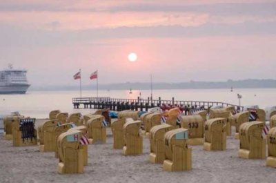 TOP LAGE: Exklusiver Meerblick - traumhaftes 57m² Appartement am Strand - Travemünde, Courtagefrei