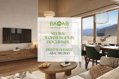 NEUBAUWOHNUNGEN IN HOCHRINDL | SKI-IN/SKI-OUT | ZWEITWOHNSITZ | NOCKBERGE | AB € 318.000
