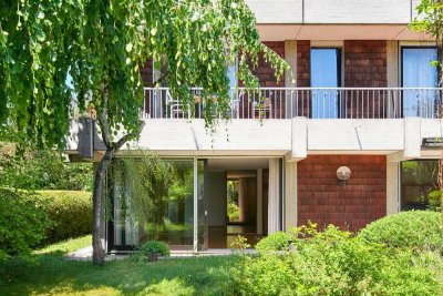 Zur Neugestaltung: Gepflegtes Familiendomizil mit grünem Garten in ruhiger Lage