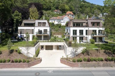 Exklusive 3-Zimmer-Wohnung mit zwei Terrassen - direkt am Neckar