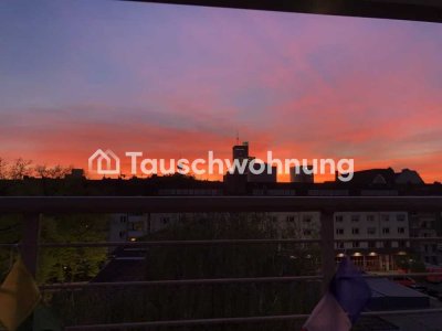 Tauschwohnung: Hell und zentral mit Ausblick, Terrasse + Balkon 5.OG Aufzug