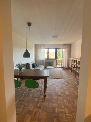 Möblierte, exklusive 2-Zimmer-Wohnung in Traumlage zur Miete auf Zeit