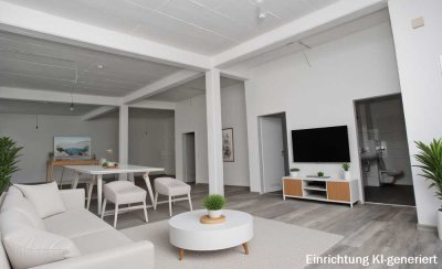 Exklusive 2-Zimmer Loft-Wohnung mit Einbauküche