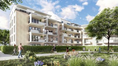 Moderne 1-Zi-Wo.  (Woh. 2.2) mit Garten