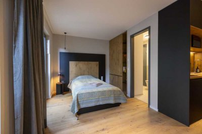 Vollmöblierte Design-Studios im Frankfurter Westen – Neubau Erstbezug | All-In Miete ab 990 Euro