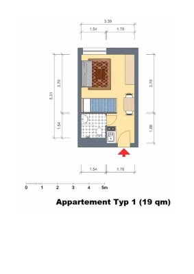 Ruhige, helle Appartements / 4 km bis Mensa II / 7 km zum Schloss / 3 km bis BAB