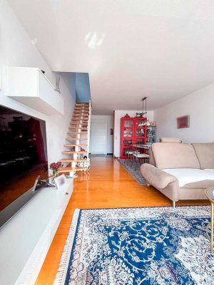 Renovierte Maisonette in Zukunftsregion mit EBK, Süd-West-Balkon, 2 Bäder, Außenstellplatz, Gäste-WC