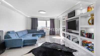 Charmante 2-Zimmer-Wohnung mit beheiztem Wintergarten, Dampfbad und Stellplatz