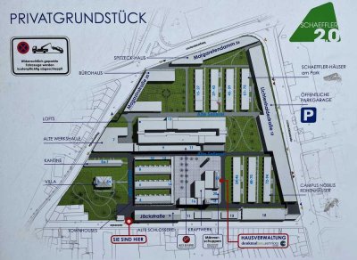 Schaeffler-Areal Bamberg: TOP-vermietete, möbliertes 1-Zimmer-Apartment inkl. PH-Stellplatz