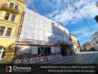 PROVISIONSFREI! Neubauprojekt - St.Leonhard! 4-Zimmerwohnung mit Innenhofbalkon!