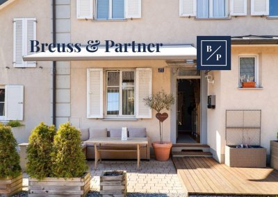 Traumhaus in Hard – Reiheneckhaus mit Terrasse, Garten &amp; Stellplätzen