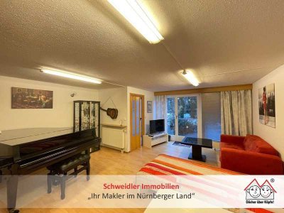 All inclusive Wohnen! TOP möbliertes Apartment mit Terrasse in schöner Lage von Röttenbach/Erlangen
