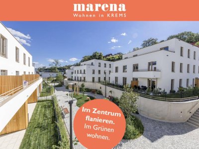 marena - Wohnen in Krems: 3-Zimmer-Wohnung mit Loggia und großem Eigengarten
