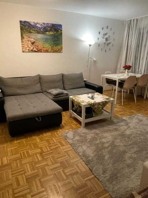 2 Zimmer Wohnung für 5 Monate als Zwischenmiete zu vermieten. VOLL MÖBLIERT