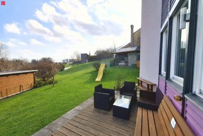 Helle Gartenwohnung mit Grünblick