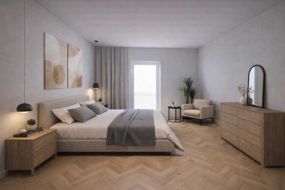 Hochwertige 2-Zimmer-Neubauwohnung mit Terrasse in ruhiger Lage nahe dem Markkleeberger-See