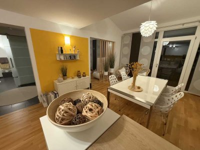 Wohnung in Chiemsee-Nähe mit Balkon und Gallerie