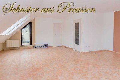 Schuster aus Preussen - Zepenick Ruhiglage - 3 Zimmer - Maisonette mit Einbauküche, Dusche, Wanne...
