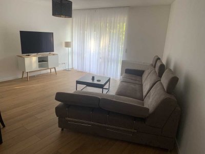 Helle freundliche möblierte 3 ZKB-Wohnung in beliebter Lage von Karlsruhe (Nordwest Stadt)