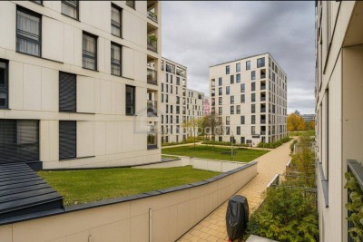 2-Zimmer Wohnung mit Garage inkludiert - Privater Balkon mit Blick ins Grüne-Modern im Nordbahnviertel
