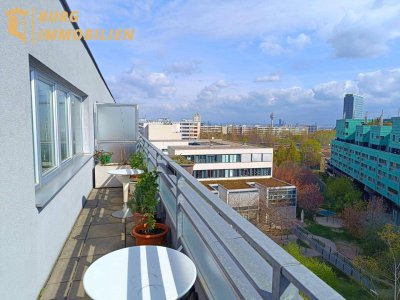 Freier Ausblick über ganz Wien und Richtung Rax / Schneeberg