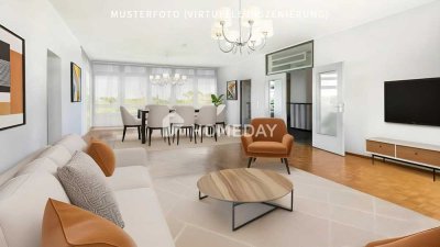 Exklusive 3-Zimmer-Wohnung mit großzügiger Loggia, gehobener Ausstattung und zwei Einzelgaragen