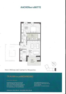 Perfekte Single Wohnung AC MitteMitte