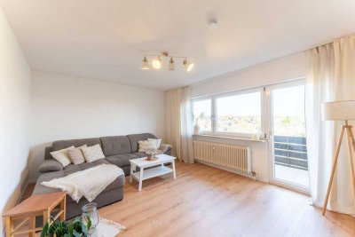 Modernisierte 4-Zimmer-Wohnung mit Balkon, Garage & Stellplatz in ruhiger Lage von Wittlensweiler