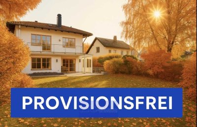 WEITBLICK TRIFFT MÖGLICHKEITEN - TOP GEPFLEGTE DOPPELHAUSHÄLFTE - PROVISIONSFREI - S.Ö. RAND MÜNCHEN