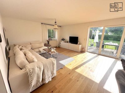 Schicke 2-Zimmerwohnung mit wundervoller Terrasse und Gartenanteil