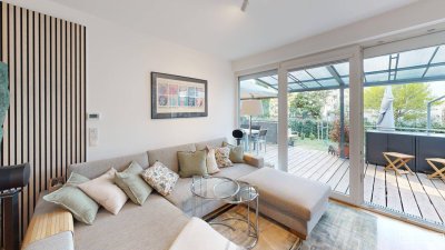 Urbanes Townhouse mit Eigengarten, Terrasse und Garage – Wohnen mit Hauscharakter im Herzen von Wien | ZELLMANN IMMOBILIEN