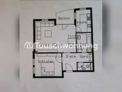 Tauschwohnung: 2-Zimmer-Wohnung in Blasewitz, 70 m², 630 €