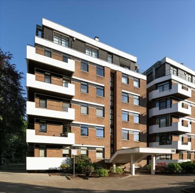 # KR-Bockum: Ruhige Lage in zweiter Reihe. Gr. 2-3-Zi.Whg.+Aufzug+gr. Balkon+TG