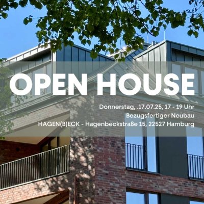 OPEN HOUSE! Donnerstag, 17.07., von 17 - 19 Uhr! "HAGEN(B)ECK" Hochwertig. Zentral. Bezugsfertig.