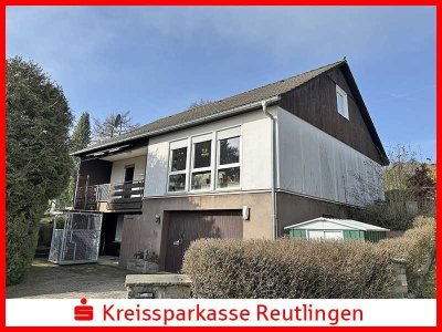 Einfamilienhaus mit großem Grundstück in idyllischer Ortsrandlage in Münsingen-Rietheim