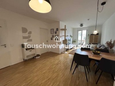 Tauschwohnung: Neubau 2ZKB + großer Balkon gegen 3ZKB + Balkon