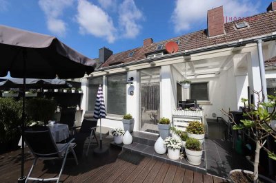 Gemütliches Reihenmittelhaus mit Wintergarten und Südterrasse in Kiel-Holtenau