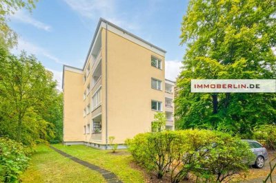 IMMOBERLIN.DE - Ersteinzug nach Sanierung in Toplage! Helle Wohnung mit Westloggia am Park