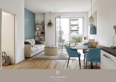 Nachhaltiges Wohnen: 2-Zimmer-Wohnung mit Balkon