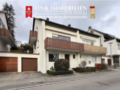 Doppelhaushälfte mit großem Garten, Balkon und XXL-Garage!