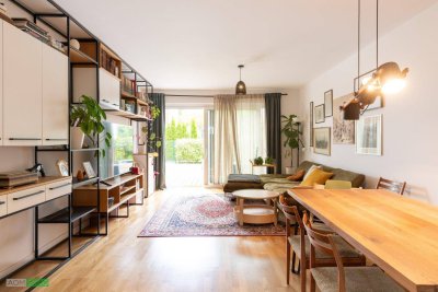 Top Gartenwohnung mit Terrasse &amp; 2 Tiefgaragenplätzen – Wohnen im Grünen, nahe Wien
