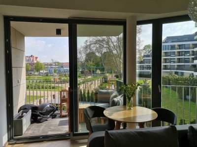 *Gehobene * Neuwertige Single-Apartment mit Loggia und EBK direkt am Dresdner Zwinger!
