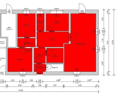 Erstbezug nach Sanierung 4 Raumwohnung im KFW 55