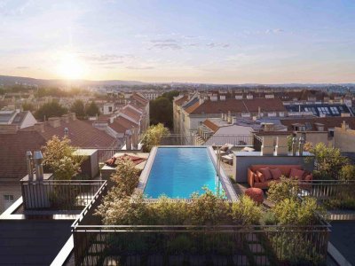 Ultimatives Refugium über den Dächern der Stadt: Penthouse mit privatem Pool