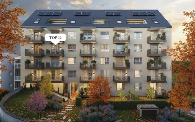 Charmante 2-Zimmer-Wohnung mit Balkon im 3. Obergeschoss
