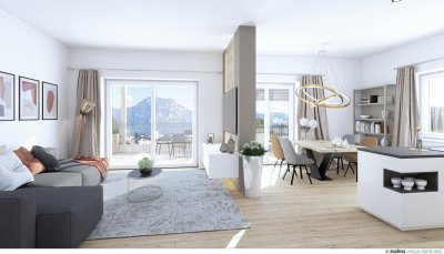 "DER TRAUNSTEINBLICK" - 3-Zimmer Eigentumswohnung mit Seeblick