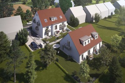 Apartment im Erdgeschoss mit Gartenanteil