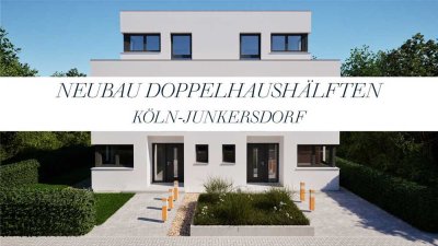 Neubau-Doppelhaushälten in Köln-Junkersdorf  ab 799.000 €